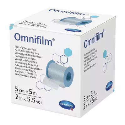 Omnifilm fixerande gipsfilm 5 cmx5 m, 1 st Omnifilm fixerande gipsfilm 5 cmx5 m, 1 st