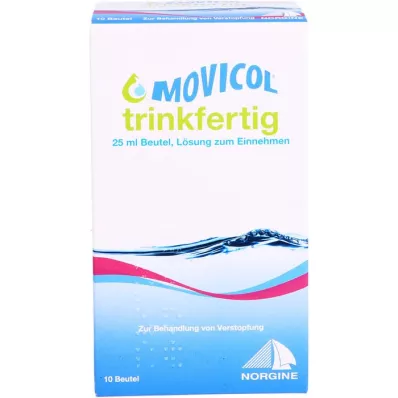 MOVICOL drickfärdig 25 ml påse Oral lösning, 10 st