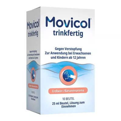 Movicol® drickfärdig 25 ml dospåse oral lösning, 10 st