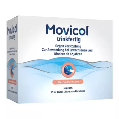 Movicol® drickfärdig 25 ml dospåse oral lösning, 30 st