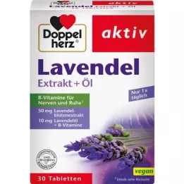 DOPPELHERZ Lavendel extrakt+olja tabletter, 30 st