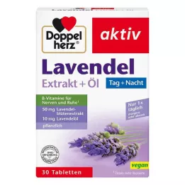 DOPPELHERZ Lavendel extrakt+olja tabletter, 30 st