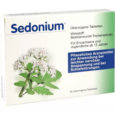 SEDONIUM Överdragna tabletter, 50 st