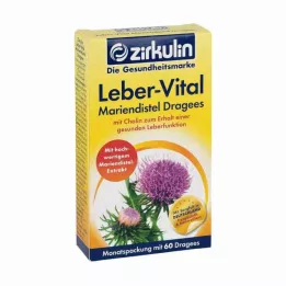 ZIRKULIN Liver Vital mjölktistel överdragna tabletter, 60 st