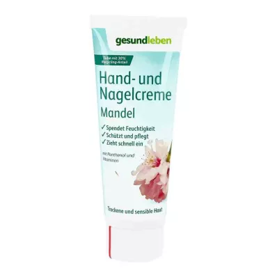 Healthy Living Hand and Nagel Cream Mandel (75 ml) Healthy Living Hand and Nagel Cream Mandel (75 ml)