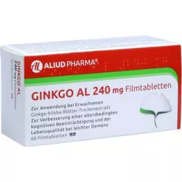 GINKGO AL 240 mg filmdragerade tabletter, 60 st