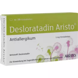 DESLORATADIN Aristo 5 mg filmdragerade tabletter, 20 st