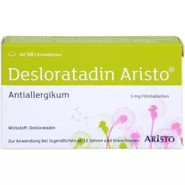 DESLORATADIN Aristo 5 mg filmdragerade tabletter, 50 st