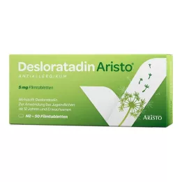 Desloratadine Aristo antiallergic 5 mg filmdragerade tabletter, 50 st