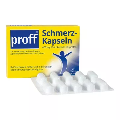 Proff smärtkapslar 400 mg, 20 st