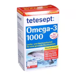 TETESEPT Omega-3 1000 kapslar, 80 kapslar