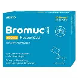 BROMUC akut 600 mg slemlösande medel mot hosta Plv.z.H.e.L.z.Einn., 10 st