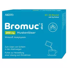 BROMUC akut 200 mg hostlösande Plv.z.H.e.L.z.Einn., 20 st