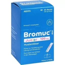 BROMUC akut Junior 100 mg hostdämpande P.H.e.L.z.E., 20 st