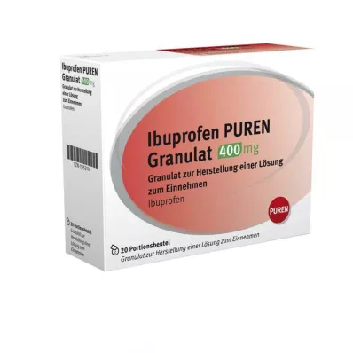 Ibuprofen Puren Granulat 400 mg för att göra en oral lösning, 20 st Ibuprofen Puren Granulat 400 mg för att göra en oral lösning, 20 st