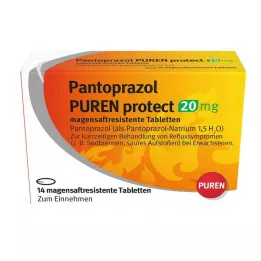 PANTOPRAZOL PUREN skydda 20 mg enterotablett, 14 st