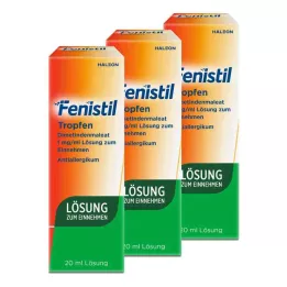 FENISTIL Droppar, 3X20 ml