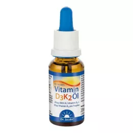 VITAMIN D3K2-olja Dr.Jacobs droppar, 20 ml