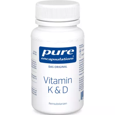 PURE ENCAPSULATIONS Vitamin K &amp; D kapslar, 60 st