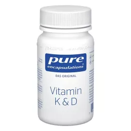 PURE ENCAPSULATIONS Vitamin K &amp; D kapslar, 60 st