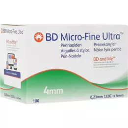BD MICRO-FINE ULTRA Pennnålar 0,23x4 mm, 100 st