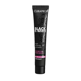 CURAPROX svart är vitt koltandkräm, 90 ml
