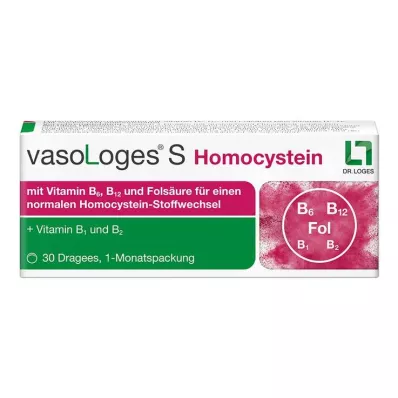 VASOLOGES S Homocystein överdragna tabletter, 30 st