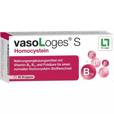 VASOLOGES S Homocystein överdragna tabletter, 90 st