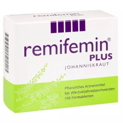 REMIFEMIN plus Filmdragerade tabletter av johannesört, 100 st