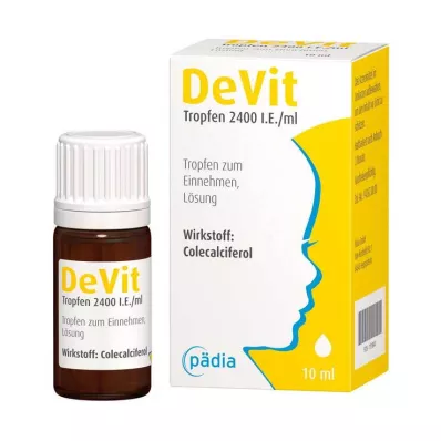 Devit 2400 IE / ml orala droppar, 10 ml