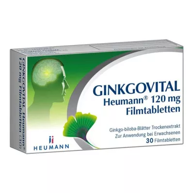 GINKGOVITAL Heumann 120 mg filmdragerade tabletter, 30 st