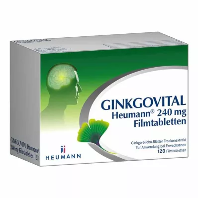 GINKGOVITAL Heumann 240 mg filmdragerade tabletter, 120 tabletter