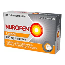 NUROFEN 200 mg citronsmältande tabletter, 24 st
