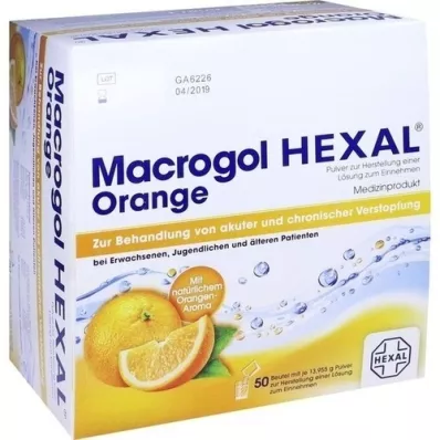 MACROGOL HEXAL Orange Plv.z.Her.e.Ls.z.Einn.Btl., 50 st