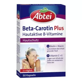 ABTEI Betakaroten Plus hudaktiva B-vitaminer Kps, 50 st