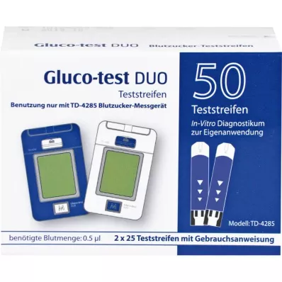 GLUCO TEST DUO Teststickor, 50 st