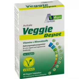 VEGGIE Depot Vitaminer+Mineraler Tabletter, 60 kapslar