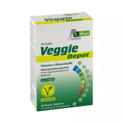 VEGGIE Depot Vitaminer+Mineraler Tabletter, 60 kapslar VEGGIE Depot Vitaminer+Mineraler Tabletter, 60 kapslar