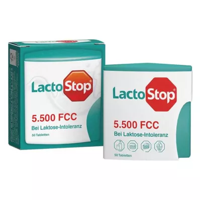 Lactostop 5 500 FCC tabletter klickdispenser, 50 st Lactostop 5 500 FCC tabletter klickdispenser, 50 st