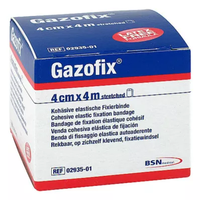 GAZOFIX Fixeringsbandage kohesivt 4 cmx4 m, 1 st