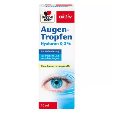 Doppelherz ögondroppar hyaluronsyra 0,2%, 10 ml Doppelherz ögondroppar hyaluronsyra 0,2%, 10 ml