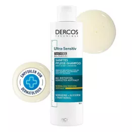 Vichy Dercos Ultra-Sensitive Schampo för torr hud, 200 ml