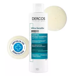 Vichy Dercos Ultra-Sensitive Shampoo for Fet Hud, 200 ml
