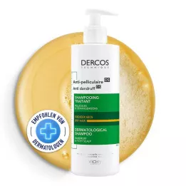VICHY DERCOS Mjällschampo för torr hårbotten, 390 ml