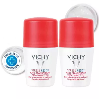Vichy Deodorant Roll-on Stress Resist 72h (2x50 ml) Vichy Deodorant Roll-on Stress Resist 72h (2x50 ml)