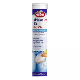 ABTEI Kalcium 1000+D3 Osteo Vital brustabletter, 15 st