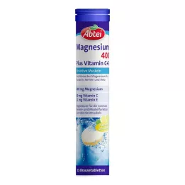 ABTEI Magnesium 400 Plus Vitamin C+E brustabletter, 15 st
