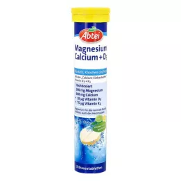 ABTEI Magnesium Kalcium+D3 brustabletter, 15 st