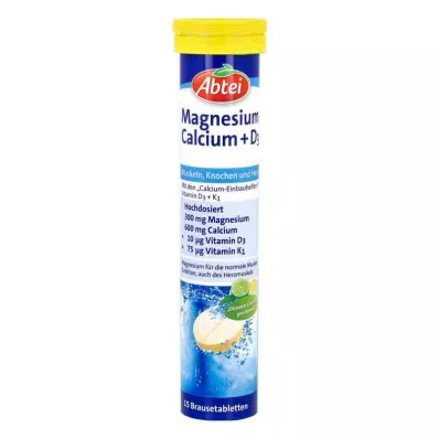 Abtei Magnesium Calcium+d3 brustabletter (15 st) Abtei Magnesium Calcium+d3 brustabletter (15 st)
