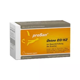 PROSAN Osteo D3/K2 mjuka kapslar, 60 st